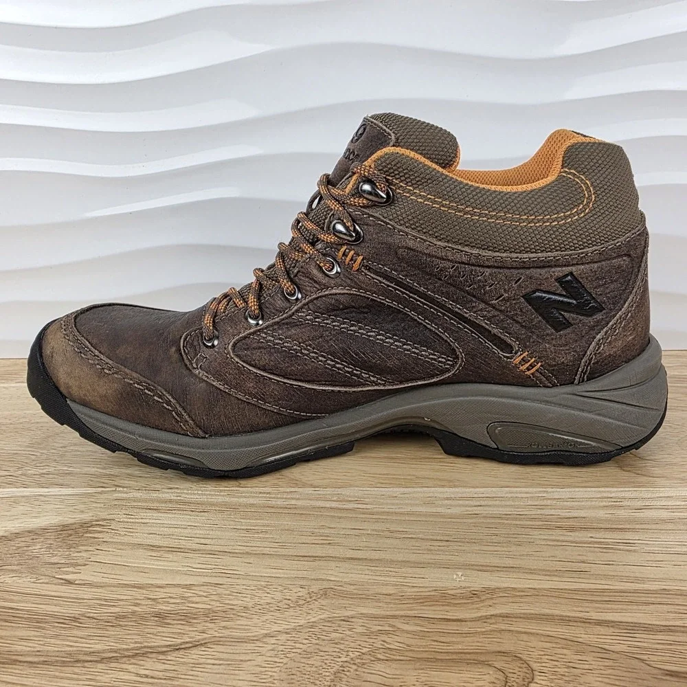 New Balance 1569 Hiking Boots Mens Size 12 Brown Leather Gore Tex Trail MW1569BO